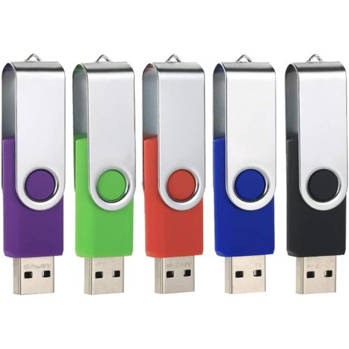 Wholesale,Lot 5/10/20 pi¿¿ces - Cl¿¿ USB 2.0 Flash Drive Disk Storage M¿¿moire U Stick Pourr PC Wins 7/8/10 (16 Mo (Pas GB), 5 pi¿¿ces)