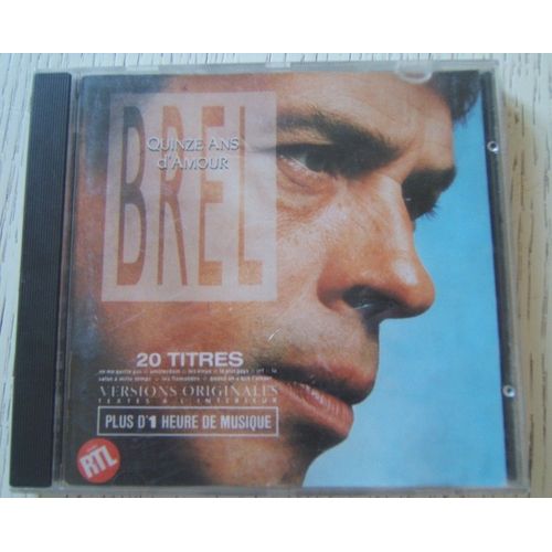 Jacques Brel - Quinze Ans D'amour, Double Durée, 20 Titres
