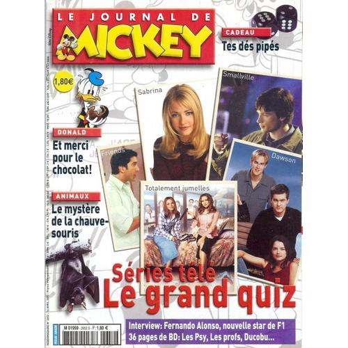 Le Journal De Mickey N° 2652 : Séries Télé:" Le Grand Quiz."