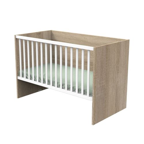 Lit 70x140 Évolutif En 90x190 Puis 140x190 Nova Blanc Lin