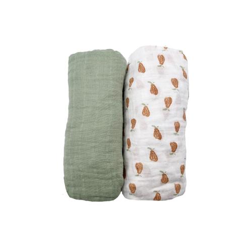 Botanica Lot De 2 Draps Housse Bio De Sauthon Baby Déco