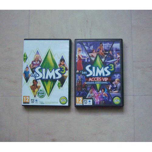 Les Sims 3 Pc + Disque Additionnel Accès Vip