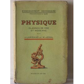 Physique Classes De 1 Ere C Et Moderne