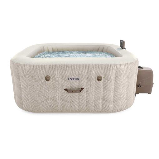 Spa gonflable PureSpa Chevron carr&eacute; Bulles 4 places - Intex