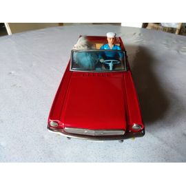 Très Rare Alps Toy Mustang Décapotable Avec Chien Année 1970