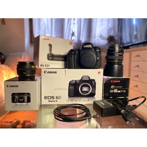 CANON EOS 6D MARK II 26.2 MPIX KIT + OBJECTIFS