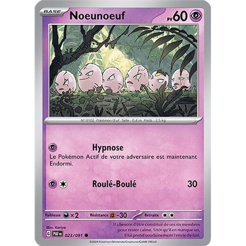 Carte Pokémon - Noeunoeuf - 023/091 - Ev4,5 Destinées De Paldea
