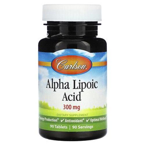 Carlson Alpha Lipoic Acid, 300 Mg, 90 Tablets 