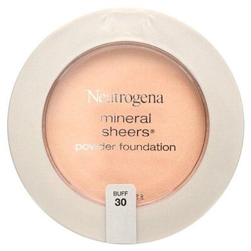 Neutrogena Mineral Sheers, Fond De Teint En Poudre, Buff 30, 9,6 G 