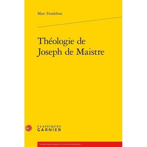 Théologie De Joseph De Maistre