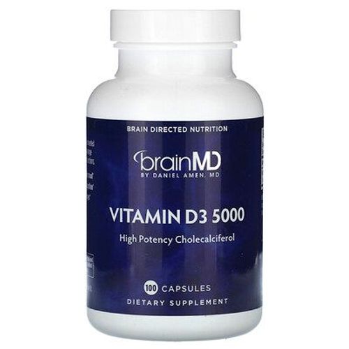 Brainmd Vitamine D3 5000, 100 Capsules 