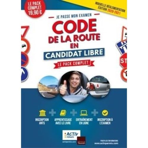 Je Passe Mon Examen Code De La Route En Candidat Libre - Le Pack Complet