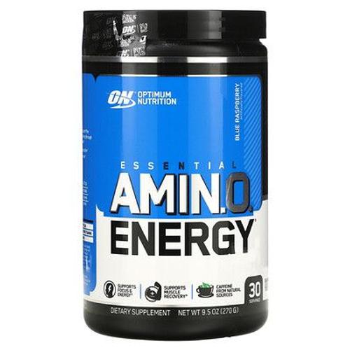 Optimum Nutrition Essential Amin.O. Énergie, Framboise Bleue, 270 G 