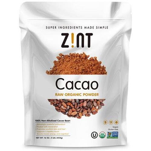 Zint Poudre De Cacao Cru Biologique, 454 G 