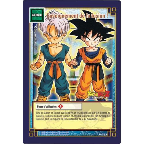 Dragon Ball Z D-263 Enseignement De La Fusion ! Serie 2 Vf