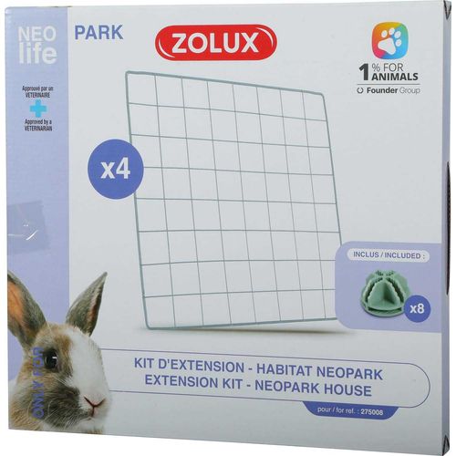 Extension Pour Cage Modulable Pour Lapin Park 1.84 M² Grilles
