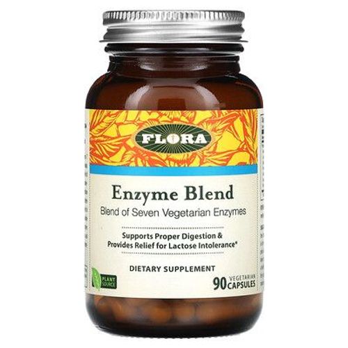 Flora Udo Sélection, Cocktail D'enzymes, 90 Capsules Végétales 