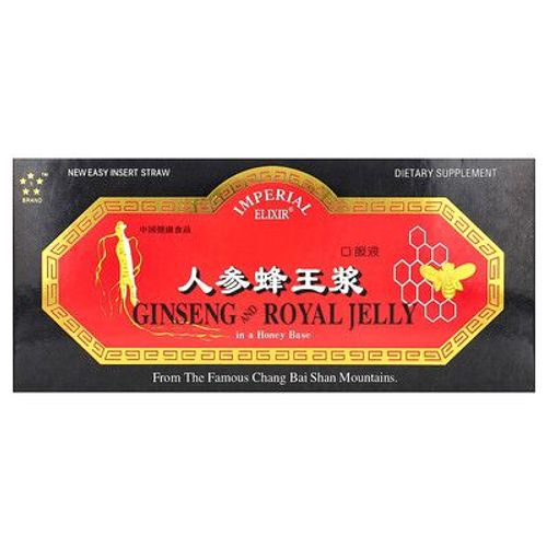 Imperial Elixir Ginseng Et Gelée Royale, 10 Flacons, 10 Ml Chacun 