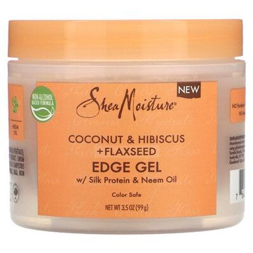 Sheamoisture Edge Gel, Noix De Coco, Hibiscus Et Graines De Lin, 99 G