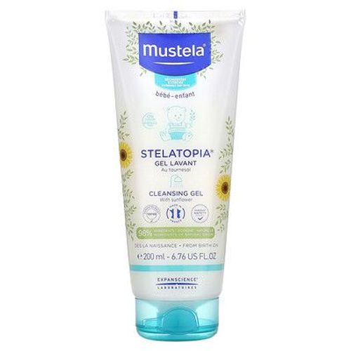 Mustela Gel Nettoyant Au Tournesol Stelatopia, 200 Ml