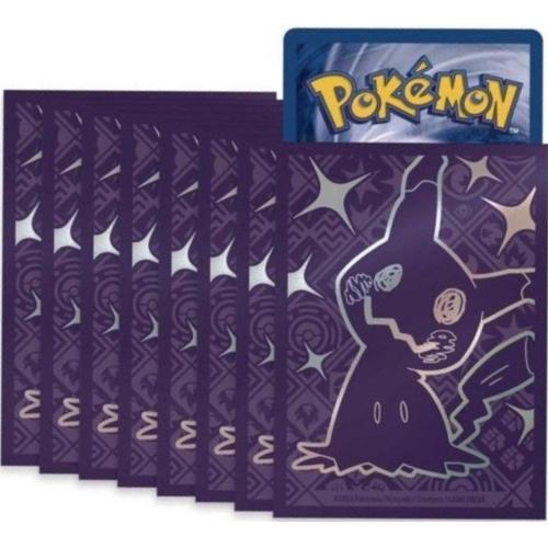 10 Protège-Cartes Mimiqui - Etb Destinées De Paldea Ev4.5 - Pokémon - 2024