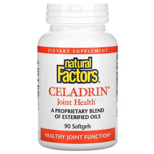 Natural Factors Celadrin, Santé Des Articulations, 90 Capsules À Enveloppe Molle 