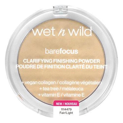 Wet N Wild Barefocus, Poudre De Finition Clarifiante, Clair/Clair, 7,8 G 