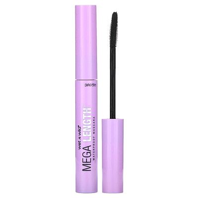 Wet N Wild Mascara Méga Longueur Résistant À L'eau, Teinte C161b Very Black, 6 Ml 