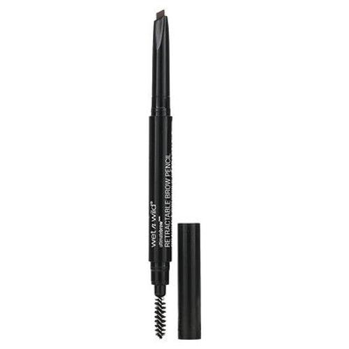 Wet N Wild Ultimate Brow, Crayon À Sourcils Rétractable, Brun Foncé, 0,2 G 