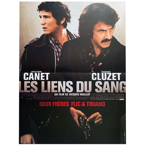 Les Liens Du Sang - Véritable Affiche De Cinéma Pliée - Format 40x60 Cm - De Jacques Maillot Avec Guillaume Canet, François Cluzet, Clotilde Hesme, Marie Denarnaud, Olivier Perrier - 2011