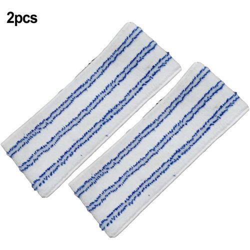 Lot de 2 serpillères en microfibre pour Polti Vaporetto Kit Vaporflexi Brush Eco Pro 3.0