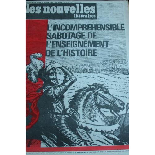 Les Nouvelles Littéraires, Mars 1980  N° 2726 : Le Sabotage De L'enseignement De L'histoire