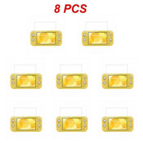 8pcs - Film Protecteur D'écran En Verre Pour Nintendo Switch Lite Mini Nx