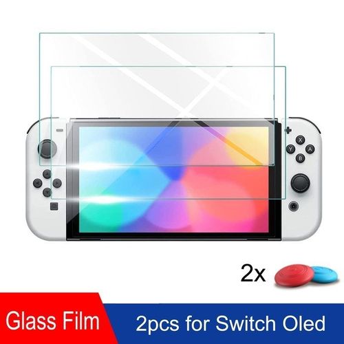 Pour Oled - Film Protecteur D'écran En Verre Pour Nintendo Switch Oled, Verre Transparent Hd 9h, Compatible Avec Nintendo Switch, Guatemala, 2 Pièces