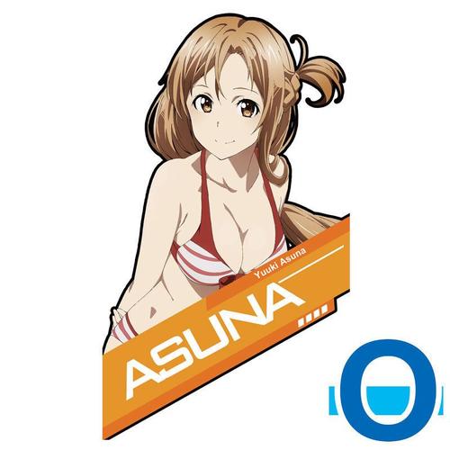 35x20cm - Blanc - Genshin Impact Customized Japanese Anime Gaming Pvc Sticker, Cute Girl, Desktop Decoration, Diy Computer Case, 1pc