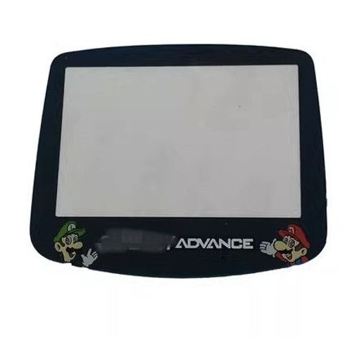 Mari-O Noir - Lentille D'écran En Plastique Pour Game Boy Advance, Protecteur Lcd, Gba, Console De Jeu, Nouveau, Spécial, 10 Pièces