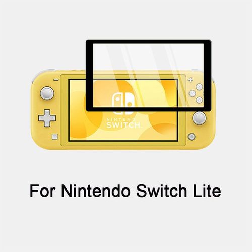 Switch Lite Black - Protecteur D'écran À Couverture Complète Pour Nintendo Switch, Bord Incurvé Coloré, Verre Guatémaltèque, Console De Jeu Ns Lite, Film Trempé