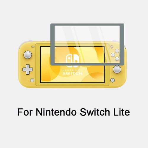 Commutation Lite Grey - Protecteur D'écran À Couverture Complète Pour Nintendo Switch, Bord Incurvé Coloré, Verre Guatémaltèque, Console De Jeu Ns Lite, Film Trempé