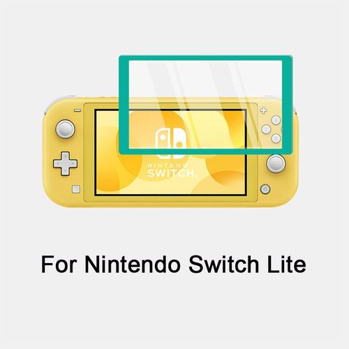 Switch Lite Green - Protecteur D'écran À Couverture Complète Pour Nintendo Switch, Bord Incurvé Coloré, Verre Guatémaltèque, Console De Jeu Ns Lite, Film Trempé