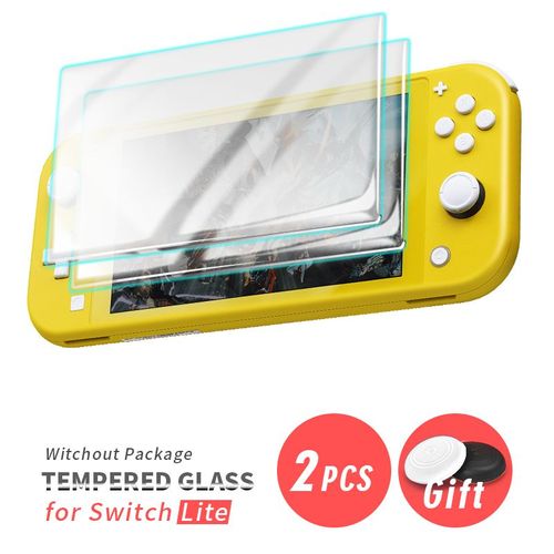 2pcs Déballés - Protecteur D'écran En Verre Pour Nintendo Switch Lite, Hd Ultra, Ns, Anti-Lumière Bleue, Guatemala