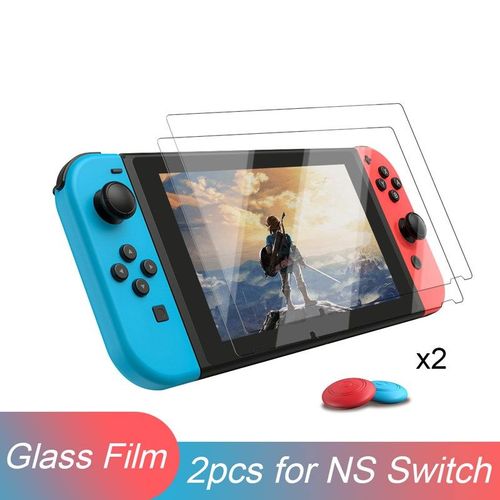 2pcs - Protecteur D'écran En Verre Pour Nintendo Switch, Film Premium Compatible Avec Oled