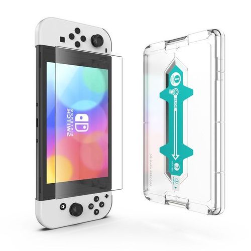 Pour Le Commutateur - Protecteur D'écran Onetouch Conçu Pour Nintendo Switch Et Swith, Oled Avec Kit Automatique 11% Ment, Sans Bulles, Facile À Utiliser
