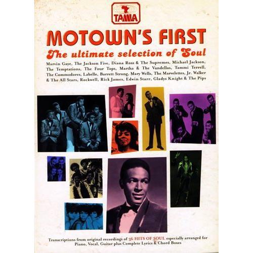 Motown's First - The Ultimate Selection Of Soul Piano,  Chant,  Guitare (Grilles D'accords)