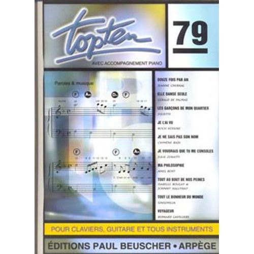 Top Ten N.79 Piano-Chant