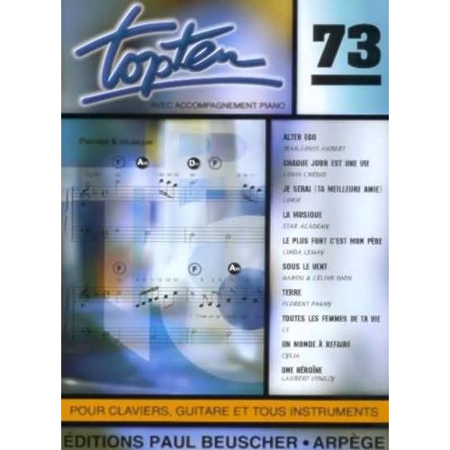 Top Ten N.73 Tous Instruments Avec Paroles