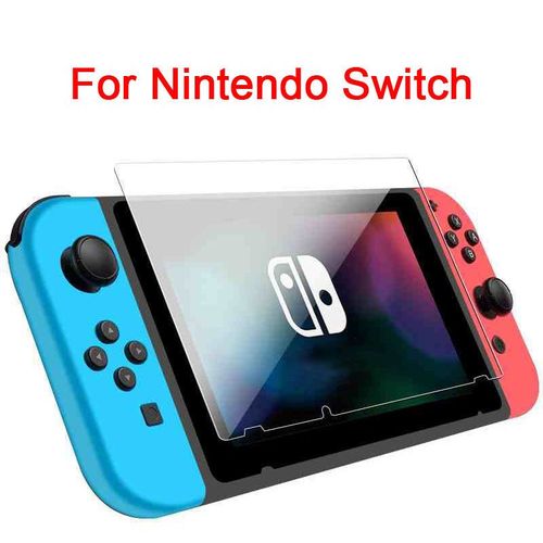 2pc - Pour Le Commutateur - Protecteur D'écran Pour Nintendo Switch, 3 Pièces, Film En Verre Trempé Pour Console De Jeu, Oled, Ns Lite, Bord Incurvé, Couverture Complète