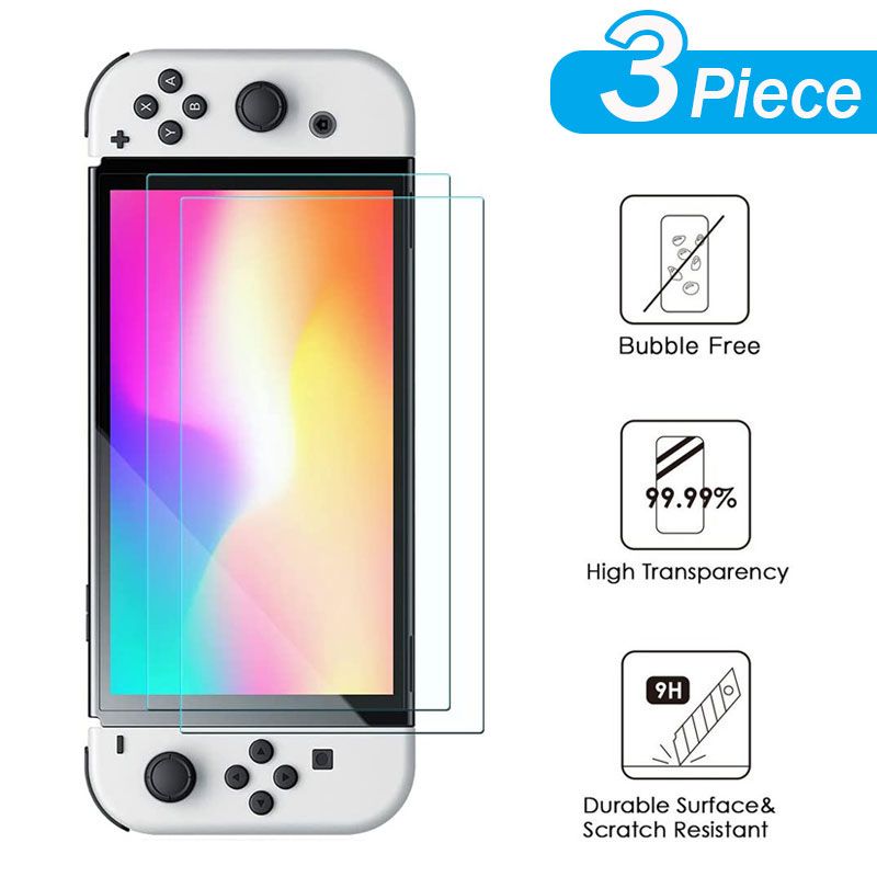 2pc - Pour Switch Oled - Protecteur D'cran Pour Nintendo Sw... - 2