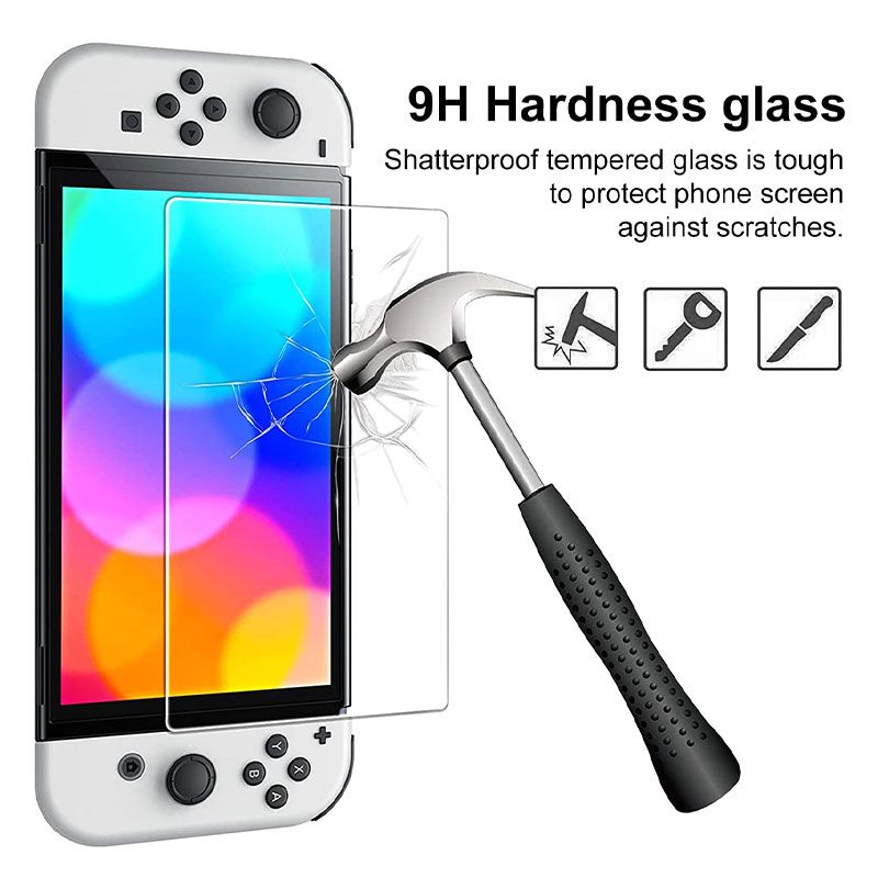 2pc - Pour Switch Oled - Protecteur D'cran Pour Nintendo Sw... - 7