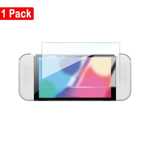 1pcs Pour Le Commutateur Oled - Protecteur D'écran Pour Nintendo Switch,Film En Verre Trempé, Anti-Rayures, Transparent