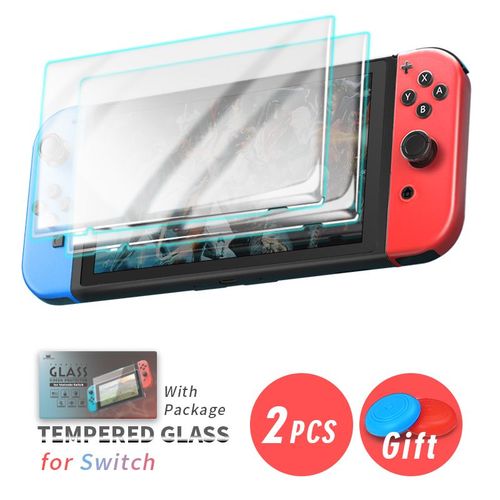 2pcs Avec Package - Protecteur D'écran Premium En Verre Trempé, Compatible Avec Nintendo Switch Lite, Accessoires